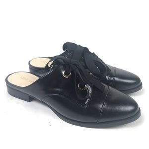 Nine West Henrii Slip on Lace Up Flat 7.5